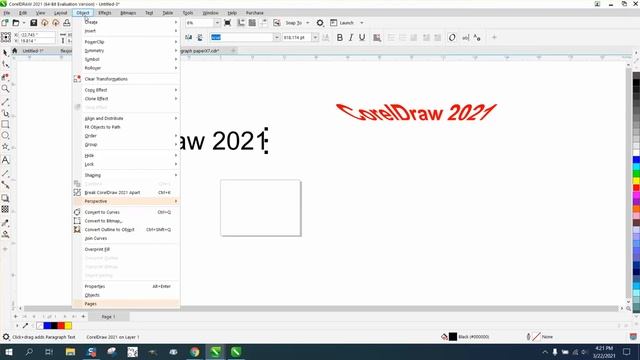 Corel Draw Tips & Tricks CorelDraw 2021 Perspective Part 2 смотреть онлайн