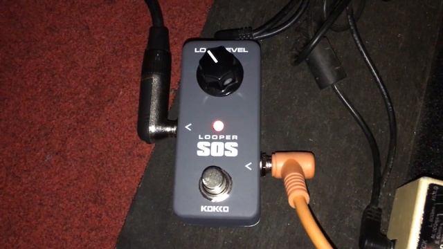 Demo review KOKKO SOS LOOPER mini pedal смотреть онлайн