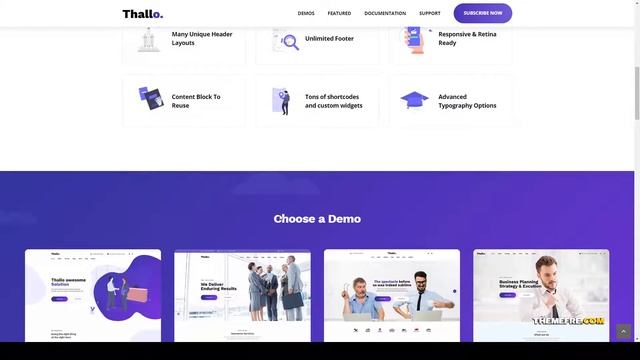 Thallo Consulting and Finance WordPress Theme consulting services Consulting Theme Build Website смотреть онлайн