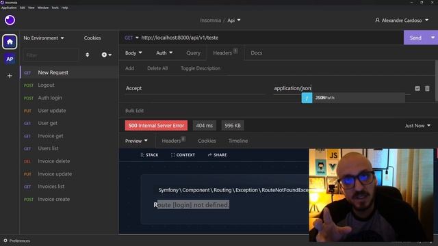 Api com Laravel 10 - Autenticando com Laravel Sanctum смотреть онлайн