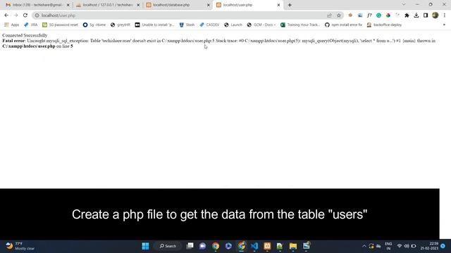 Ionic 6 - Connecting MySQL Database with Ionic 6 using PHP смотреть онлайн
