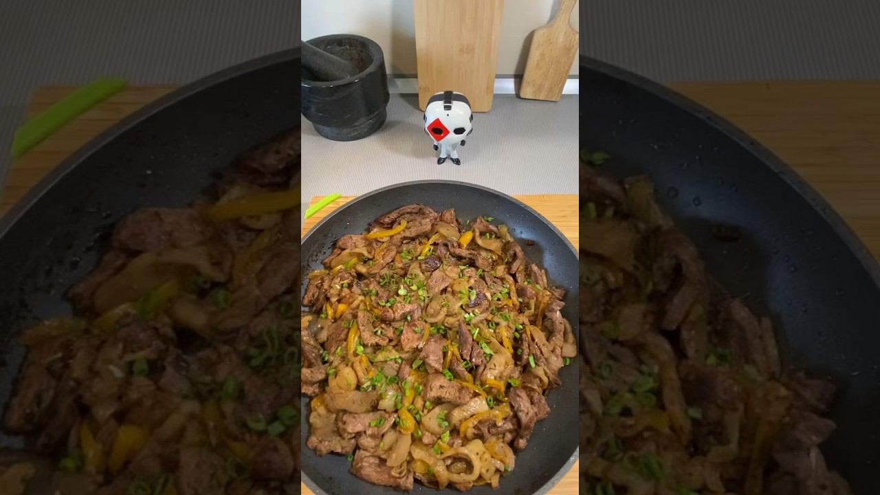 Говядина с овощами #shorts