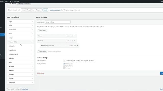 How to Create a Menu to Quick Recipe - Food & Recipe WordPress Theme смотреть онлайн