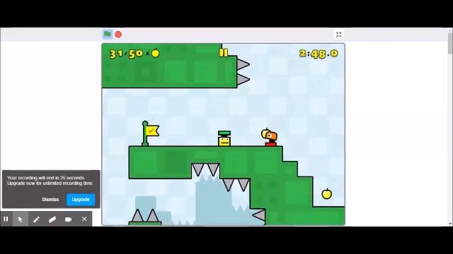 Meet Appel, whose head looks like Mario's/Flappy Bird's Pipe. Appel game by Griffpatch.(#1) Scratch смотреть онлайн