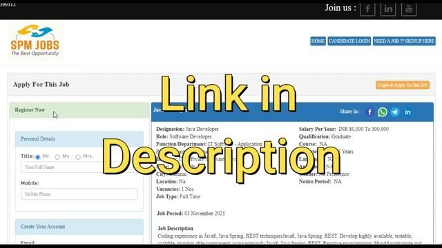 SPM JOBS - Java Developer смотреть онлайн