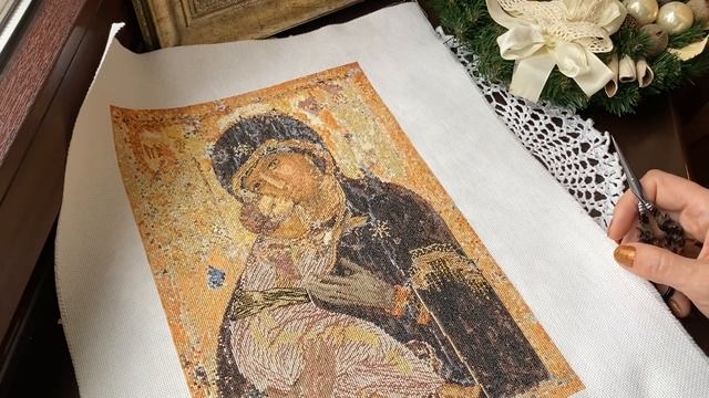 378. Владимирская Икона от Тея Гувернёр. Готовая работа смотреть онлайн