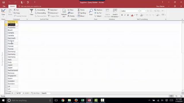 Changing an Access text box into a combo box to provide a drop-down list of values смотреть онлайн