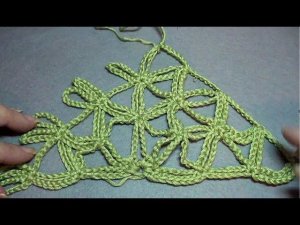 Простая шаль из цепочек