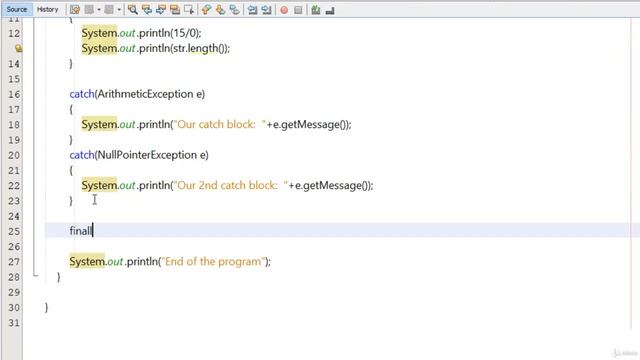 10. Exception Handling In Java#JAVA# смотреть онлайн