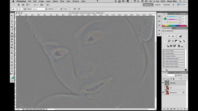 Inverted High Pass Retouching Technique in Quick Demo смотреть онлайн