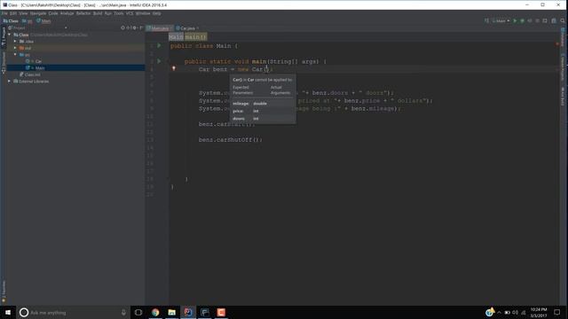 Introduction to Java Class -Constuctors and this keyword - 9 смотреть онлайн