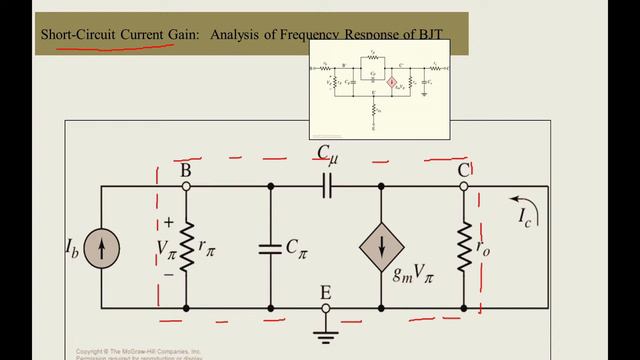 High frequency model of BJT CE Amplifier |Short-Circuit Current gain |Expanded Hybrid-π Circuit смотреть онлайн