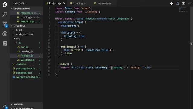 React JS Tutorial #6 - Component Lifecycle смотреть онлайн