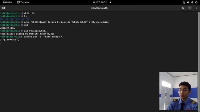 Simulasi Deploy Web Server NginX menggunakan Docker смотреть онлайн