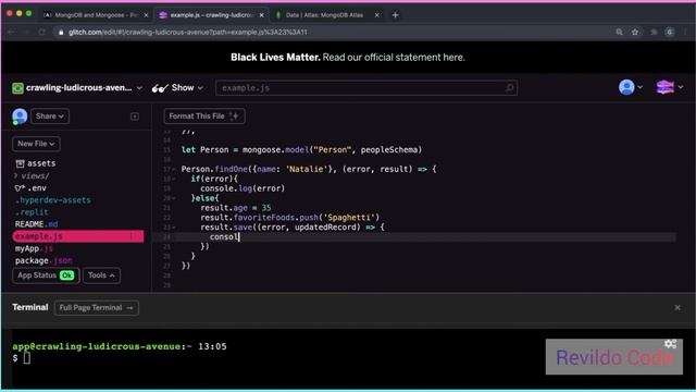 Perform classic updates running find,edit,save | Mongodb full course | #revildo_code смотреть онлайн