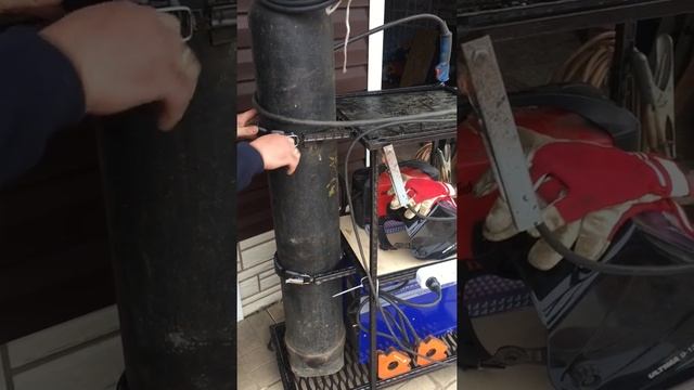 Тележка для полуавтомата,баллона и сварочника... смотреть онлайн