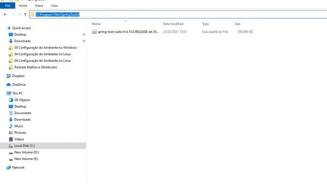 03 Instalando Spring Tools 4 (Spring Tool Suite) no Windows 10 смотреть онлайн
