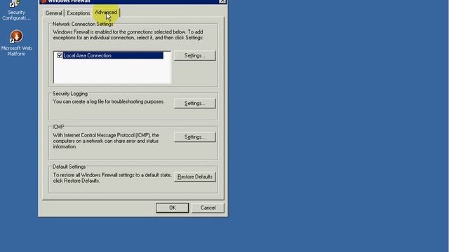 Windows server 2003 firewall ping смотреть онлайн