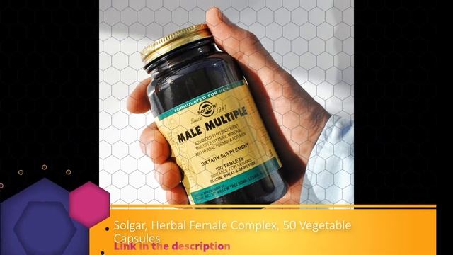 Solgar, Herbal Female Complex, 50 Vegetable Capsules