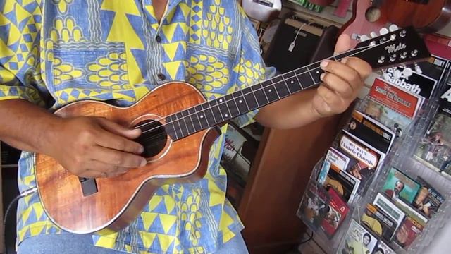 Mele Ukulele Baritone-8 String Ukulele with Fishman Prefix Pro смотреть онлайн