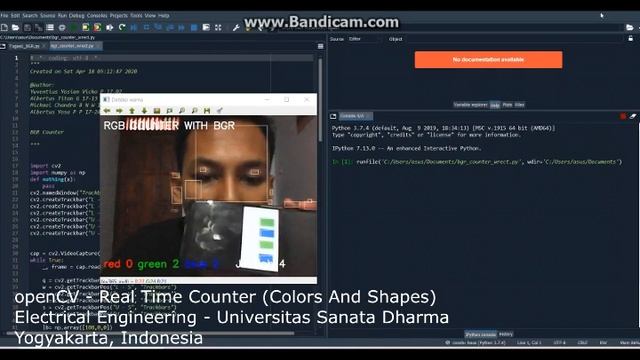 OpenCV - Real Time Counter Object with Spyder смотреть онлайн