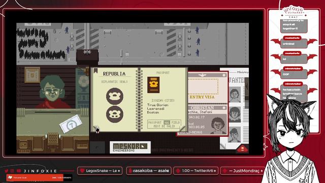 LIVE VOD 🔴 welcome to the motherland :) | Papers, Please Part 1 [july 20th, 2023] смотреть онлайн