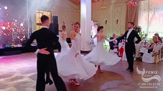 Заказать танцевальный шоу балет на свадьбу, юбилей и корпоратив в Москве - венский вальс Маскарад смотреть онлайн