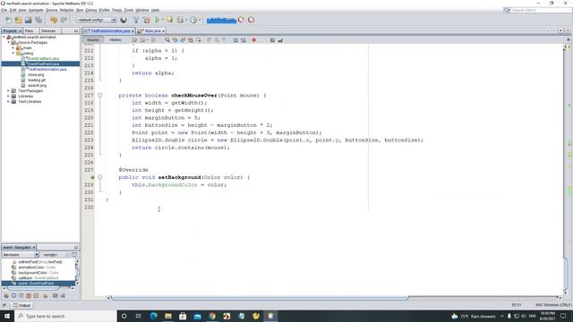 Java Swing - TextField Search Animation (Part 2) смотреть онлайн