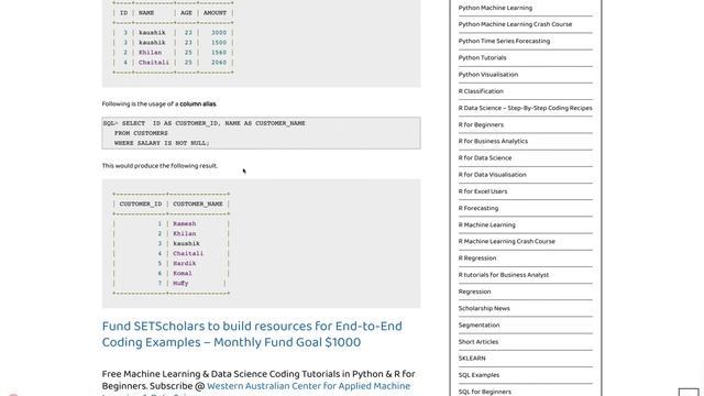 SQL tutorials for Business Analyst – SQL | Alias Syntax смотреть онлайн