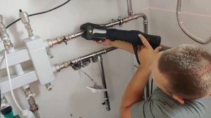 обвязка котельной нержавеющей сталью.  своими руками.