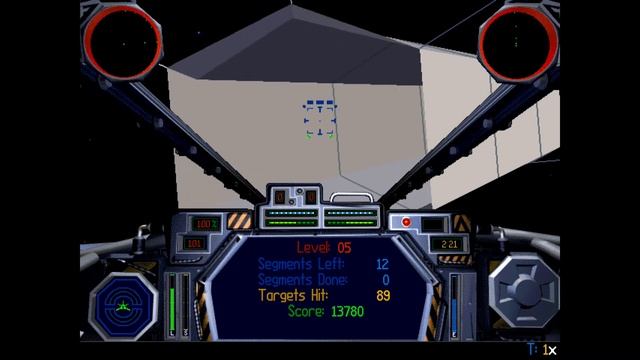 Star Wars TIE Fighter: Collector's CD-rom (DOS) - 017 - Assault Gunboat training simulator смотреть онлайн
