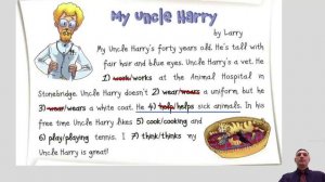 4 класс. Урок 15 "My uncle Harry!" (урок 4а ,  модуль 2 "A working day!")  по учебнику Spotlight