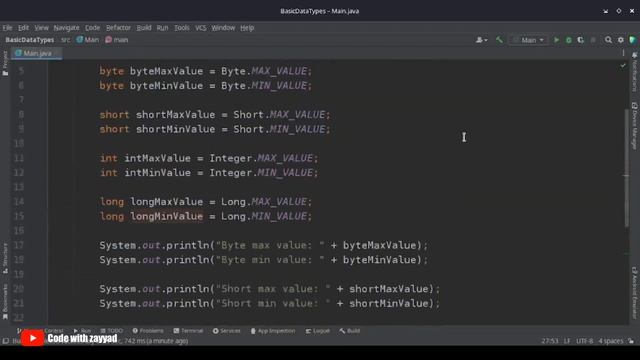 03 - Java Data Types смотреть онлайн