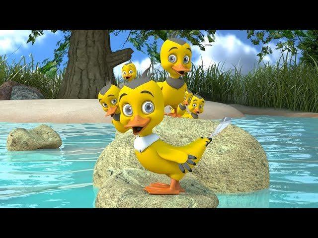 Шестеро смешных утят - Детские Песни - Песни Для Детей .tv смотреть онлайн