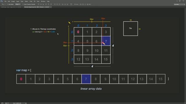 JavaScript HTML Game Development Tutorial 6 - Tilemap Math Basics (2D RPG Platformer) смотреть онлайн