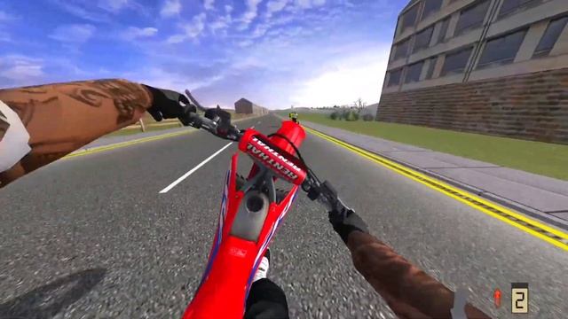 CRAZY MX BIKES POLICE CHASE RIDEOUT!! MY BIKE BLEW UP MID WHEELIE!?