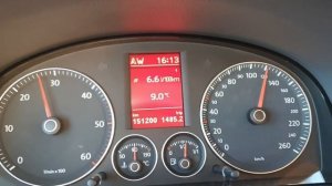Vw touran - Минусы/ Расход топлива/ Обороты двигателя
