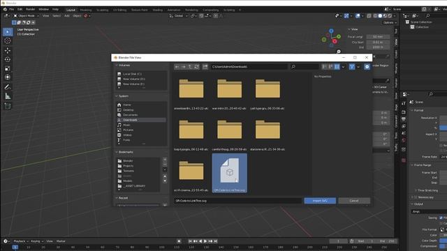 Turn SVG image files into 3D meshes in Blender! смотреть онлайн