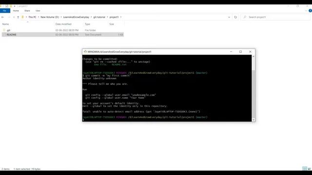 Git Tutorial Part 1: Initialize Git Repository & Commit Changes смотреть онлайн