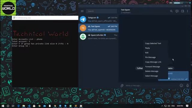 ?Telegram Group Spammer? смотреть онлайн