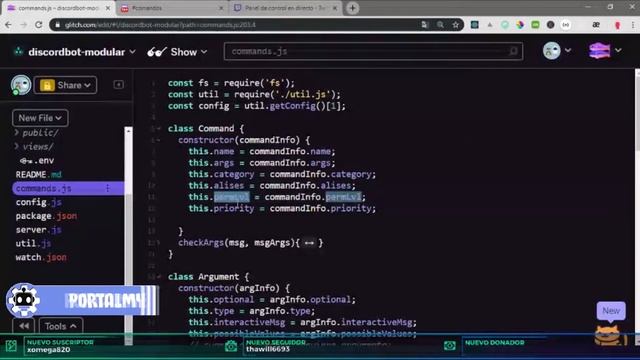 EP #3.4 - DISCORD BOT MODULAR | Método: Ejecutar comandos (commands.js) смотреть онлайн