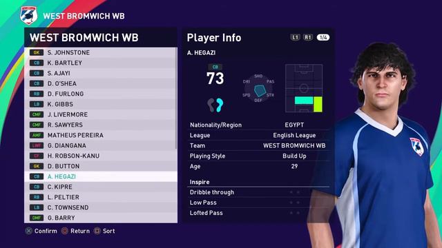 PES 2021 West Brom faces and ratings | Matheus Pereira, Grady Diangana... смотреть онлайн