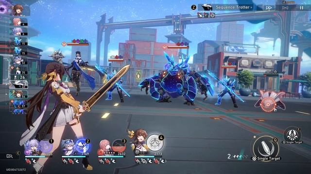 [Ver 1.3] Phase 2 Memory of Chaos 7 Node 1 | E4 SuShang Full Stars | Honkai Star Rail смотреть онлайн