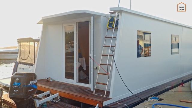 Хаусбот - плавучий дом на воде. Проектирование и производство смотреть онлайн