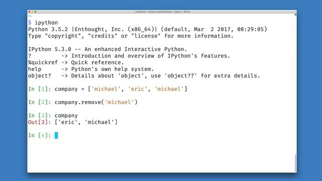 How to remove an item from a list in Python смотреть онлайн