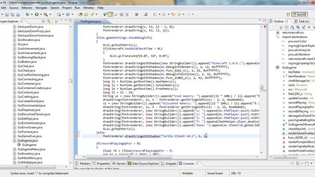 How to code a Minecraft Client Ep 1 - Basics (Part смотреть онлайн