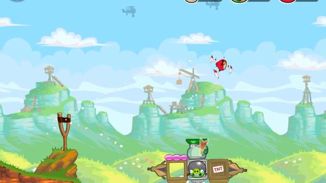 Angry Birds Classic - Red's Mighty Feathers. Level 1-5. 3 stars. [HD] смотреть онлайн