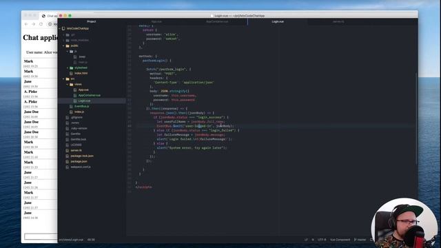Let's code: Implement a Login screen using Vue and Ruby смотреть онлайн