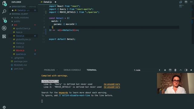 Apollo & GraphQL로 영화 웹앱 만들기#7 Creating a Query with variables смотреть онлайн