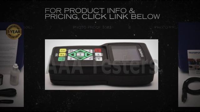Olympus 45MG Ultrasonic Thickness Gage w/ D7906-SM Transduce смотреть онлайн